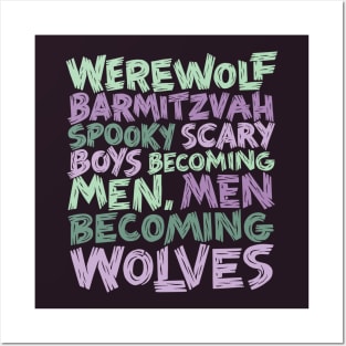 Werewolf Barmitzvah Posters and Art
